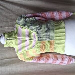 Sincerely Jules Crop Sweater Multicolor XS